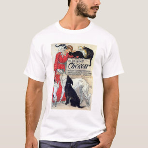 Camiseta Lady, Cats, e Cães, Alexandre Steinlen
