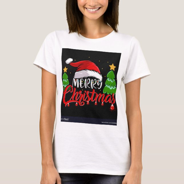 CAMISETA LADY CHIRSTMAS DAY VRESS T SHIRT CLASSIC (Frente)