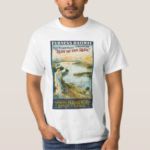 Camiseta Lady da ferrovia do Lago ~ Furness