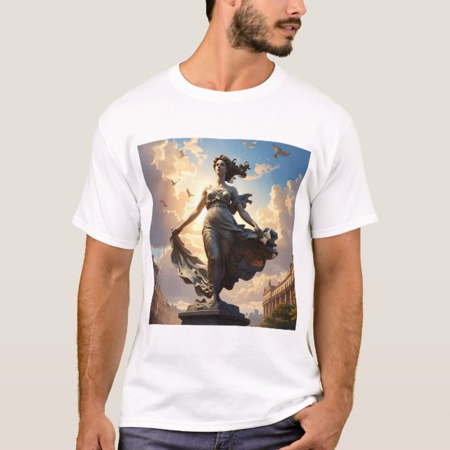 Camiseta Lady Emansipasion – Guardian of Grace and Liberty (Frente)