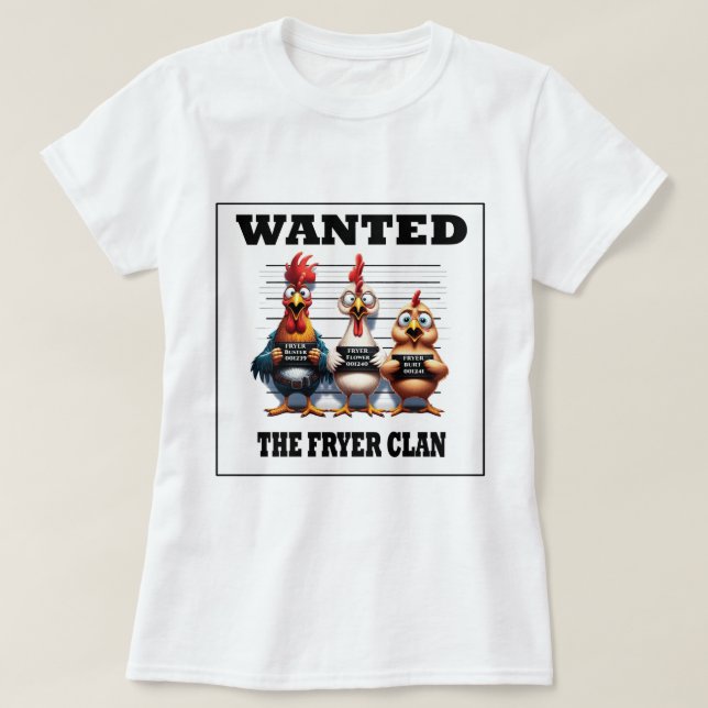 Camiseta Lady Fryer Clan (Frente do Design)