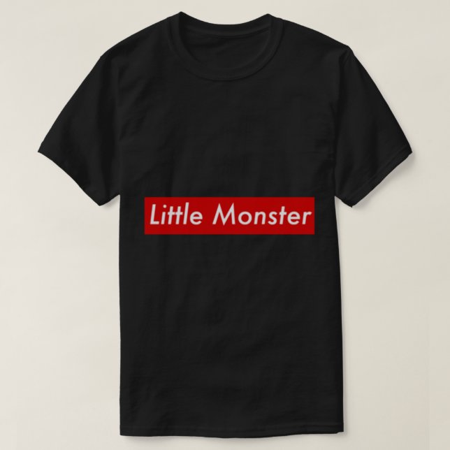 Camiseta Lady Gaga Pequeno Monstro Nome Clássico T-Shi (Frente do Design)