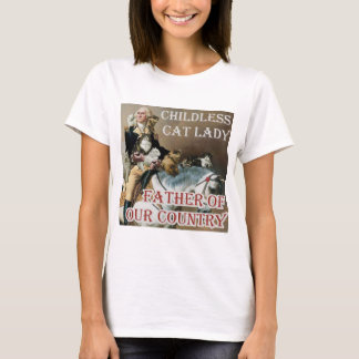 Camiseta Lady Gato Sem Fios - George Washington - Kamala
