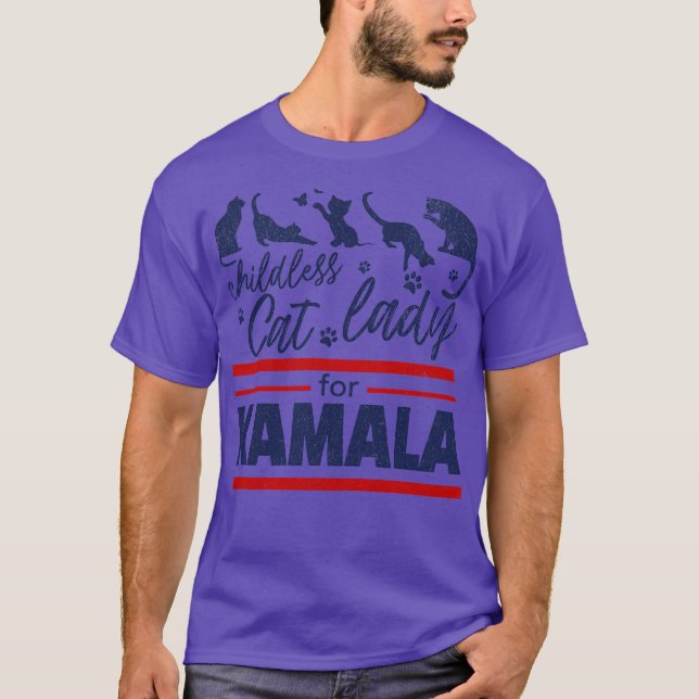 Camiseta Lady Gato Sem Fios para Kamala (Frente)
