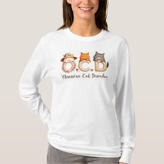 Camiseta Lady Gift - Perturbação Obsessiva Por Gatos