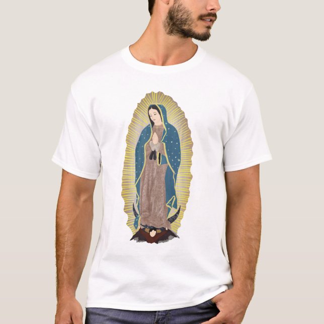 Camiseta Lady Guadalupe Shirt | Guadalupe Shirt |Virgin Mar (Frente)