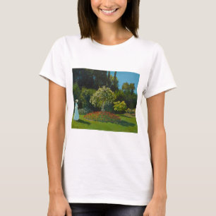 Camiseta Lady in the Garden 1867, por Claude Monet
