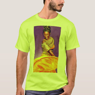 Camiseta Lady in Yellow Dress T-Shirt
