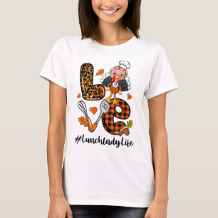 Camiseta Lady Leopard Pumpkin Turquia Cai Obrigados