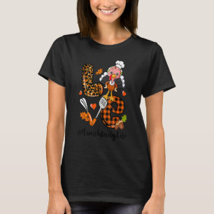 Camiseta Lady Leopard Pumpkin Turquia Cai Obrigados