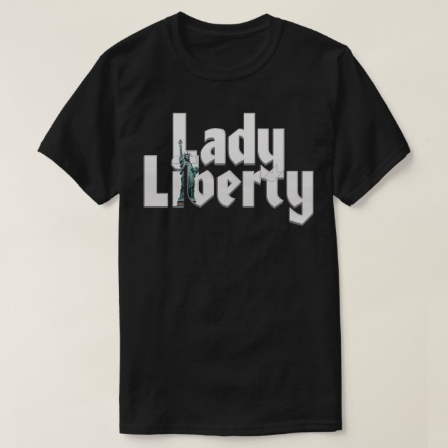 Camiseta Lady Liberty (Frente do Design)
