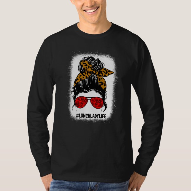 Camiseta Lady Messun Hair Leopard Impressão S (Frente)
