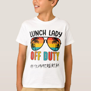 Camiseta Lady Off Duty No Último Dia De Verão Da Escola