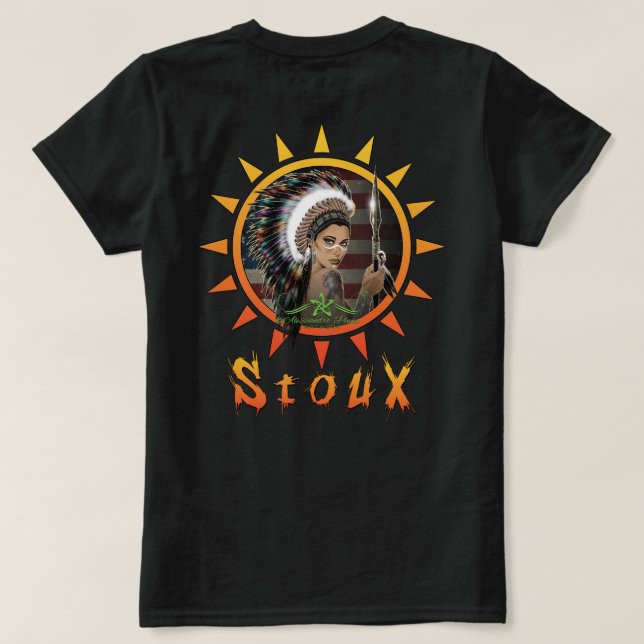 Camiseta Lady Sioux (Verso do Design)
