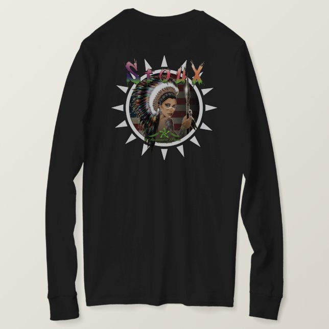 Camiseta Lady Sioux (Verso do Design)