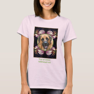 Camiseta Lady Slipper Orchid Frame Crie sua própria foto