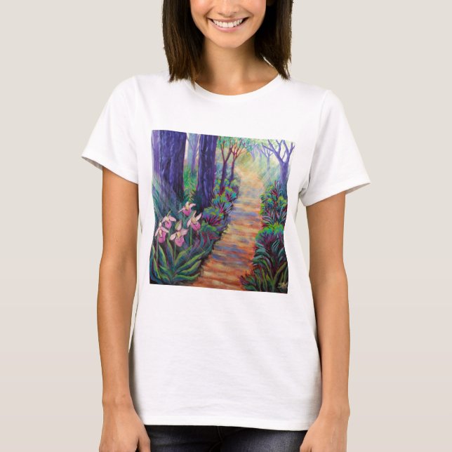 Camiseta Lady Slippers no caminho (Frente)
