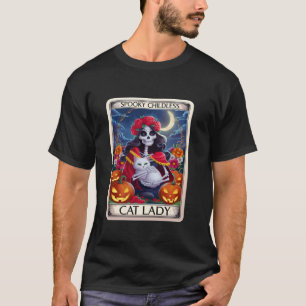 Camiseta Lady Tarot Card para Crianças Incrivelmente Louco