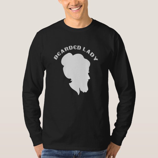 Camiseta Lady Vintage Circus Bearded Lady Figurume P (Frente)