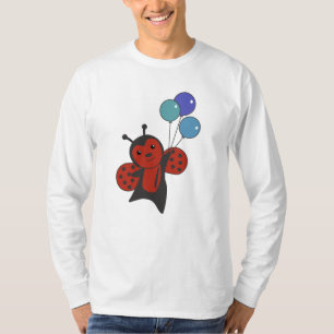 Camiseta Ladybug Balloons Voa Animais Cujos Filhos São
