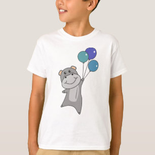 Camiseta Ladybug Balloons Voa Animais Cujos Filhos São