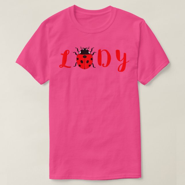 Camiseta Ladybug Cute Ladybug Insetos Lady Bug Lover Entomo (Frente do Design)