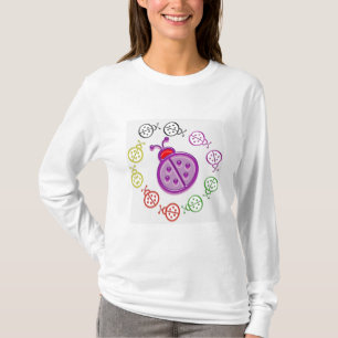 Camiseta LadyBUG Dance: Crianças adoram Lady BUG em insetos