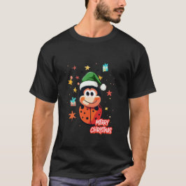 Camiseta Ladybug de Natal Cheer