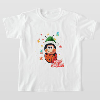 Camiseta Ladybug de Natal Cheer