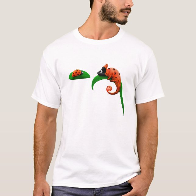 Camiseta Ladybug e Chameleon (Frente)