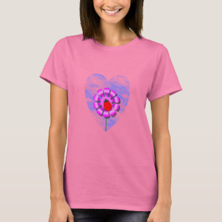 Camiseta Ladybug e Flor