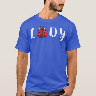 Camiseta Ladybug Lady Cute Ladybig Inseto Inseto Lover Lady
