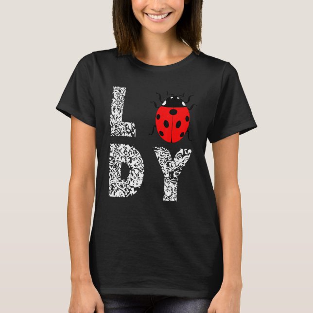 Camiseta Ladybug Ladybug Inseto Lady Leopard Cute Ladybug (Frente)