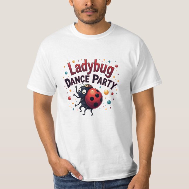 Camiseta Ladybug Lovers Ideia de presentes (Frente)