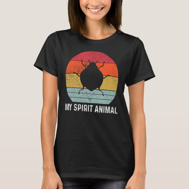 Camiseta Ladybug Meu Espírito Insetos Animais (Frente)