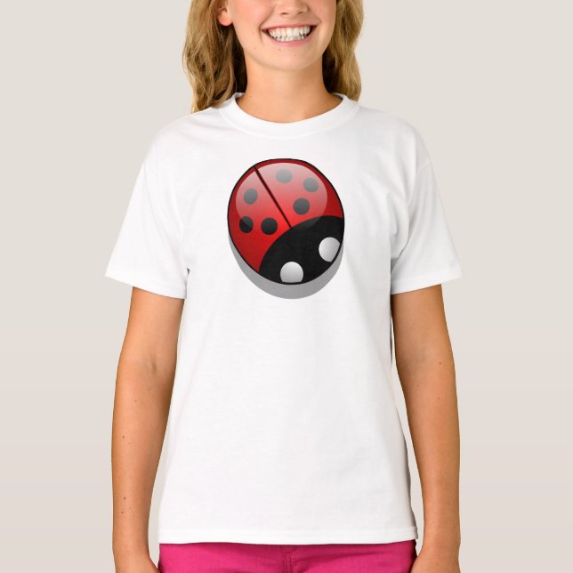 Camiseta Ladybug, Red Ladybug, Cute Ladybug (Frente)