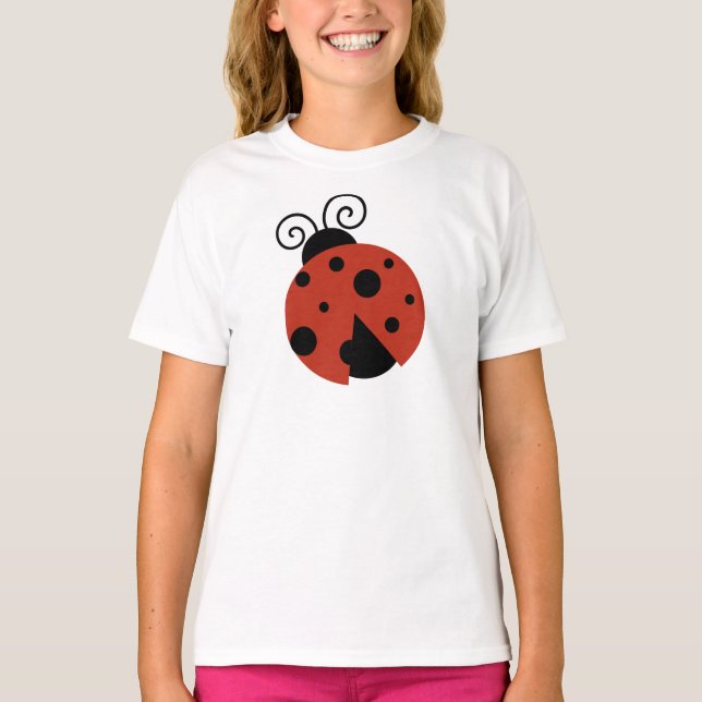 Camiseta Ladybug, Red Ladybug, Cute Ladybug (Frente)