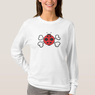 Camiseta ladybug Skull e Crossbones