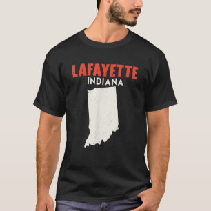 Camiseta Lafayette Indiana State America Viagem Indiana