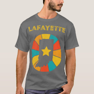 Camiseta Lafayette Indiana Vintage angustiou Souvenir 1