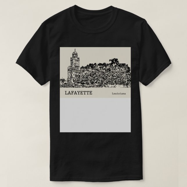 Camiseta Lafayette Louisna TShirt (Frente do Design)