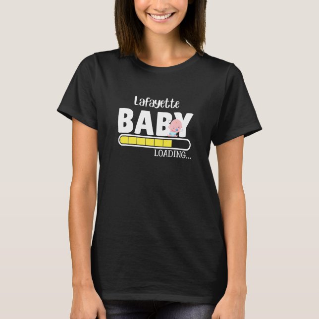 Camiseta Lafayette Native Pride Funny State Baby Mãe (Frente)