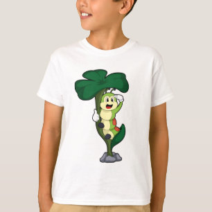 Camiseta Lagarta com Folha