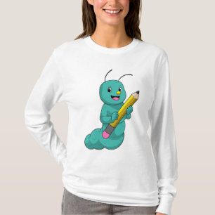 Camiseta Lagarta com Lápis