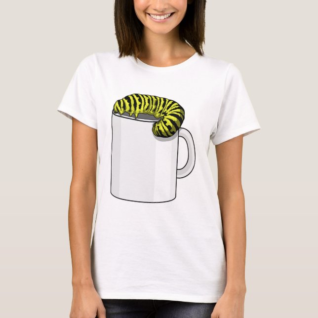 Camiseta Lagarta com Mug (Frente)