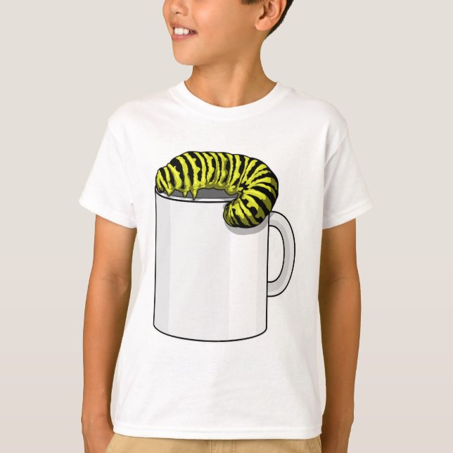 Camiseta Lagarta com Mug (Frente)