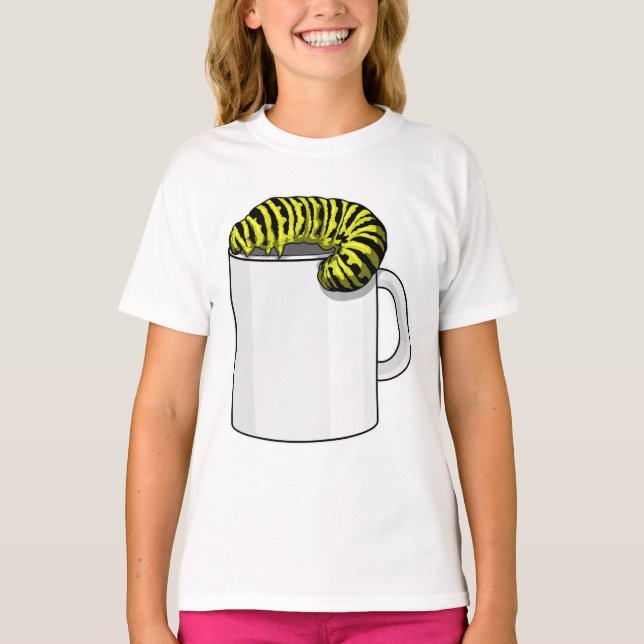 Camiseta Lagarta com Mug (Frente)