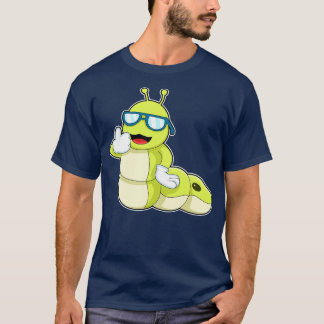 Camiseta Lagarta com Óculos