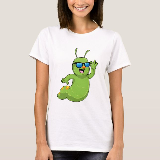 Camiseta Lagarta com óculos de sol (Frente)