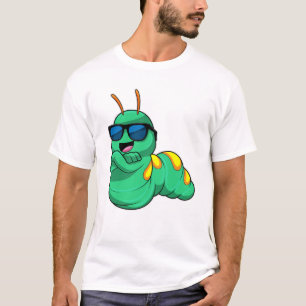 Camiseta Lagarta com óculos de sol